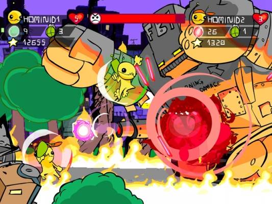 Screenshot of Alien Hominid from RAWG