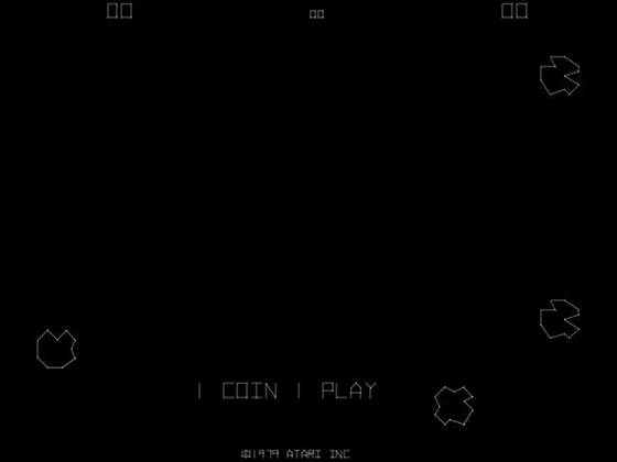 Screenshot of Asteroids (1979) from RAWG