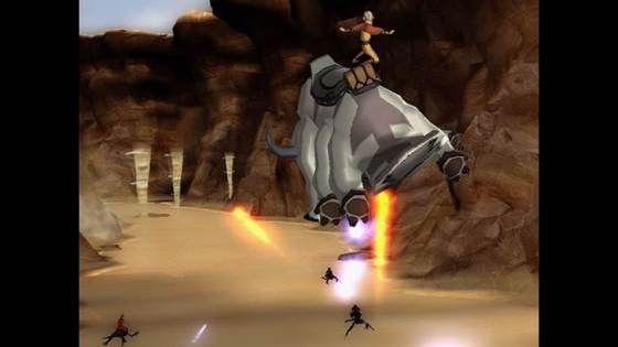 Screenshot of Avatar: The Last Airbender - The Burning Earth from RAWG