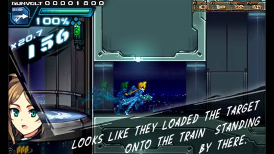 Screenshot of Azure Striker Gunvolt from RAWG