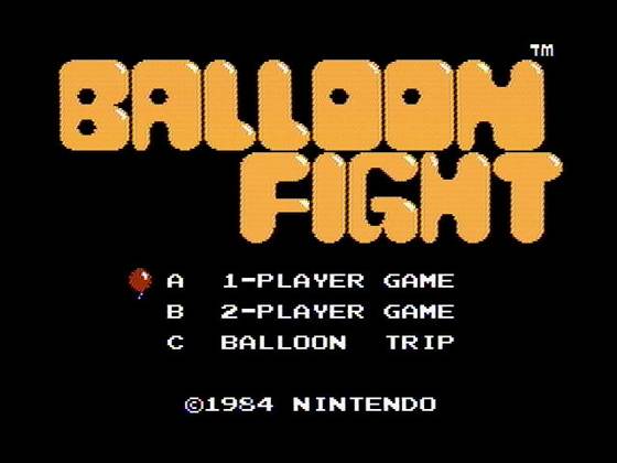 Screenshot of Balloon Fight (1985) from RAWG