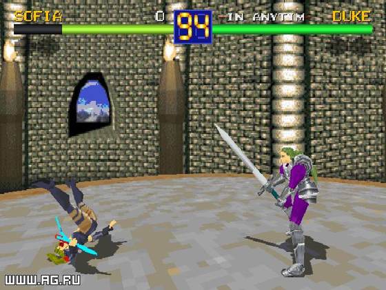 Screenshot of Battle Arena Toshinden from RAWG