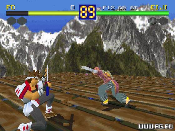 Screenshot of Battle Arena Toshinden from RAWG