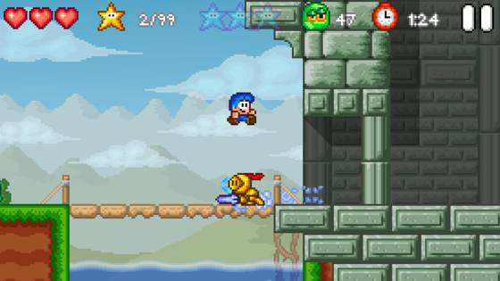 Screenshot of Bloo Kid 2 from RAWG