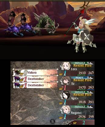 Screenshot of Bravely Default from RAWG