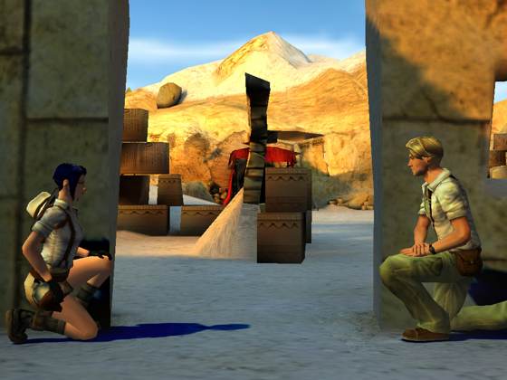 Screenshot of Broken Sword 3 - The Sleeping Dragon from RAWG