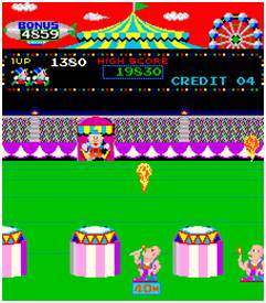 Screenshot of Circus Charlie from RAWG