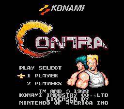 Screenshot of Contra (1987) from RAWG