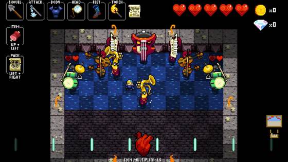 Screenshot of Crypt of the NecroDancer from RAWG