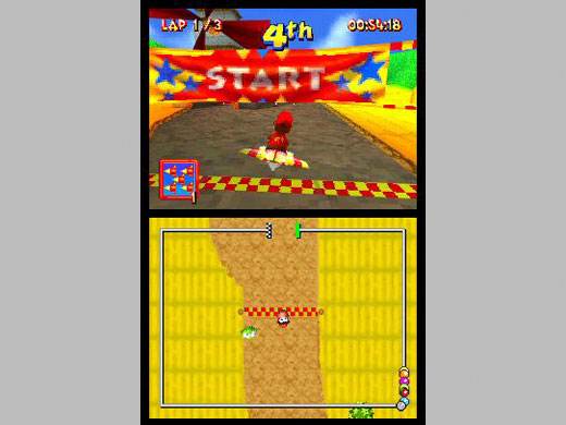 Screenshot of Diddy Kong Racing DS from RAWG