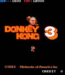 Screenshot of Donkey Kong 3 from RAWG