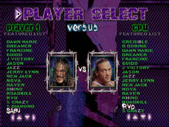 Screenshot of ECW Hardcore Revolution from RAWG