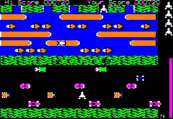 Screenshot of Frogger (1981) from RAWG