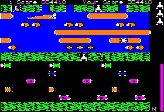Screenshot of Frogger (1981) from RAWG