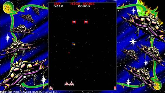 Screenshot of Galaga from RAWG