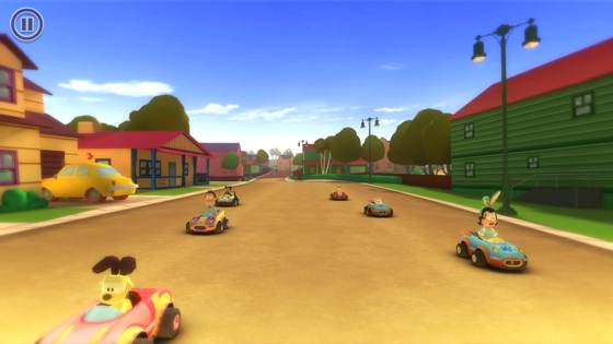 Screenshot of Garfield Kart from RAWG