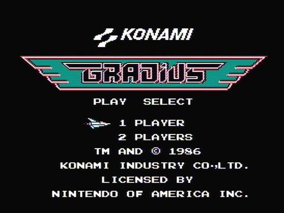 Screenshot of Gradius from RAWG
