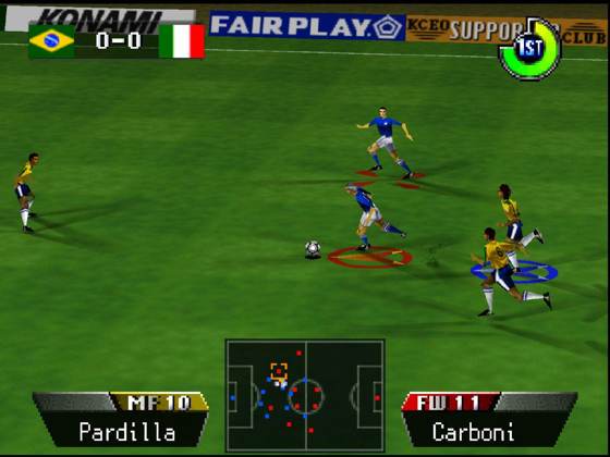 Screenshot of International Superstar Soccer 64 from RAWG