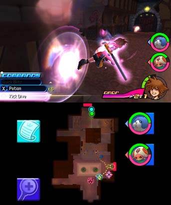 Screenshot of Kingdom Hearts 3D: Dream Drop Distance from RAWG