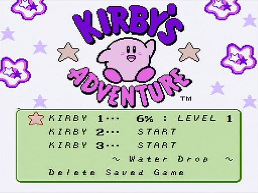 Screenshot of Kirby's Adventure from RAWG