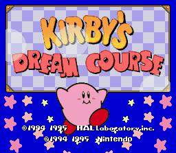 Screenshot of Kirby's Dream Course (1994) from RAWG