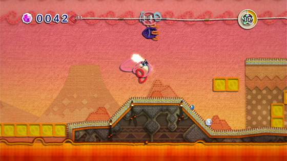 Screenshot of Kirby's Epic Yarn from RAWG