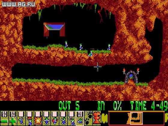 Screenshot of Lemmings from RAWG