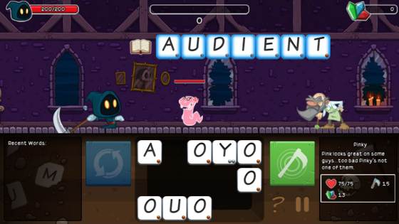 Screenshot of Letter Quest: Remastered from RAWG