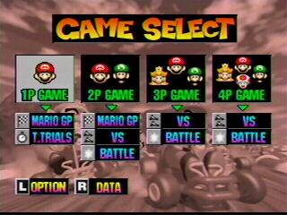 Screenshot of Mario Kart 64 from RAWG