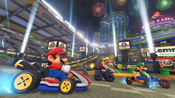 Screenshot of Mario Kart 8 from RAWG