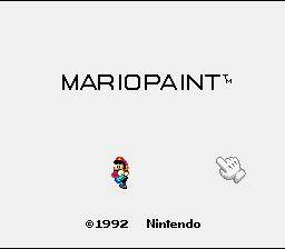 Screenshot of Mario Paint from RAWG