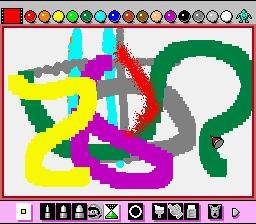 Screenshot of Mario Paint from RAWG