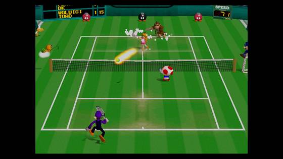 Screenshot of Mario Tennis from RAWG
