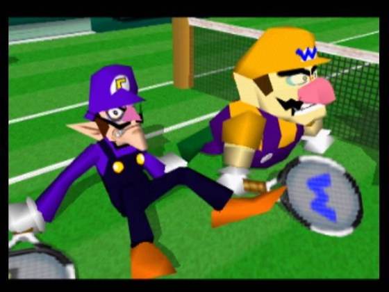 Screenshot of Mario Tennis (2000) from RAWG