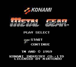 Screenshot of Metal Gear from RAWG