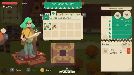 Screenshot of Moonlighter from RAWG