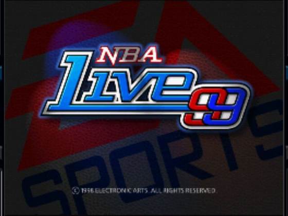 Screenshot of NBA Live 99 from RAWG