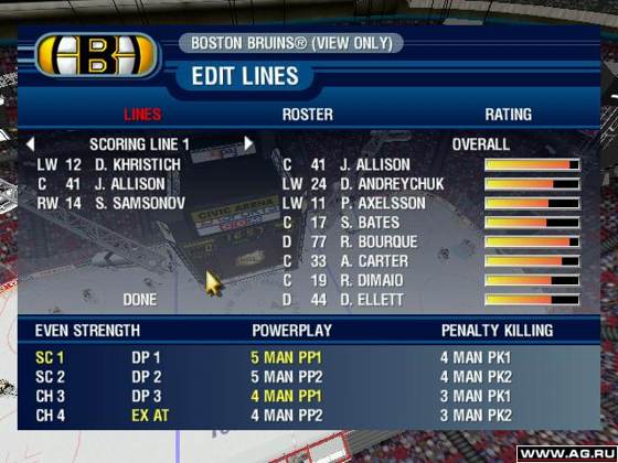 Screenshot of NHL 2000 from RAWG