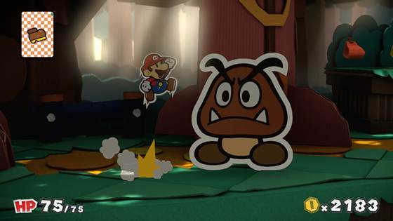 Screenshot of Paper Mario: Color Splash from RAWG