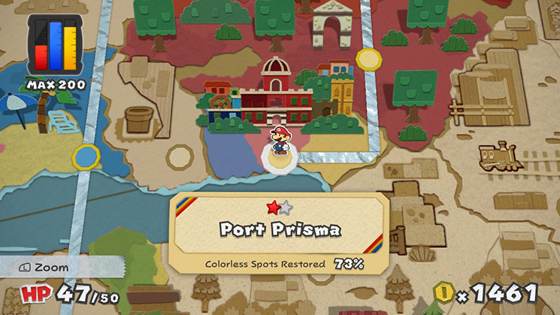 Screenshot of Paper Mario: Color Splash from RAWG