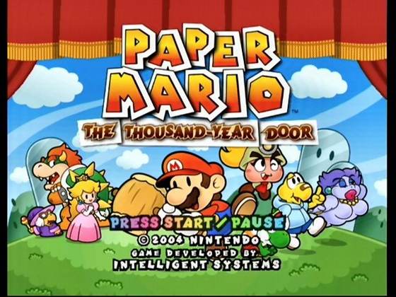 Screenshot of Paper Mario: The Thousand-Year Door from RAWG