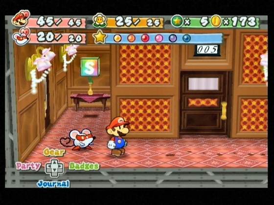Screenshot of Paper Mario: The Thousand-Year Door from RAWG