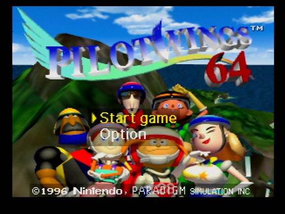 Screenshot of Pilotwings 64 from RAWG