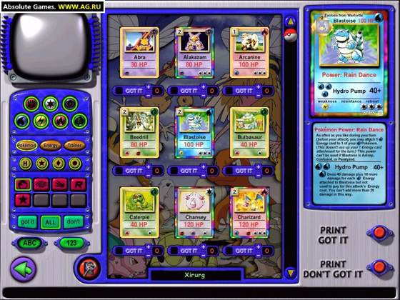 Screenshot of Pokemon Trading Card Game 2 from RAWG