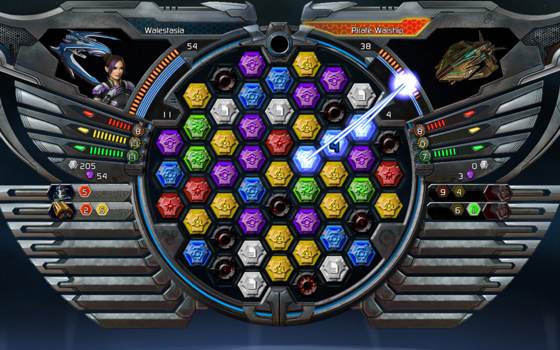 Screenshot of Puzzle Quest: Galactrix from RAWG