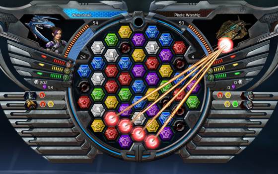Screenshot of Puzzle Quest: Galactrix from RAWG