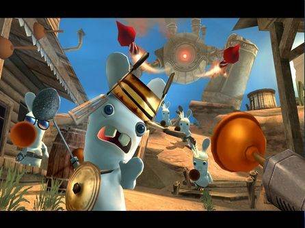 Screenshot of Rayman Raving Rabbids from RAWG