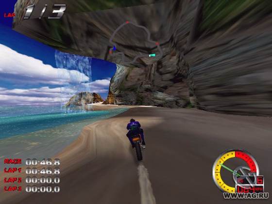 Screenshot of Redline Racer from RAWG