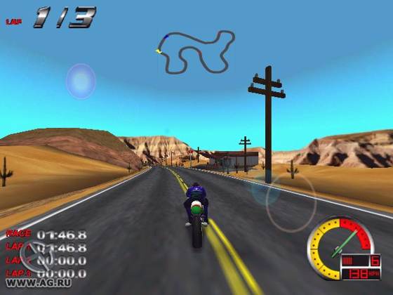 Screenshot of Redline Racer from RAWG