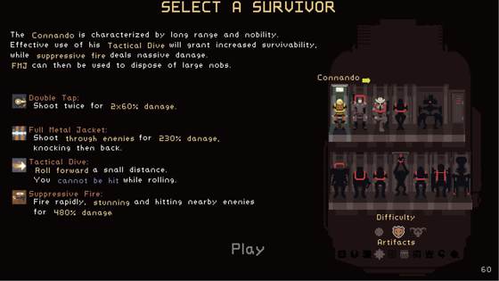 Screenshot of Risk of Rain from RAWG